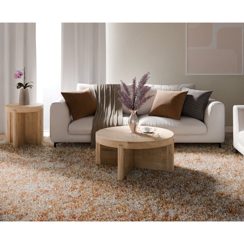 Josiane Solid Wood Single Coffee Table, Natural