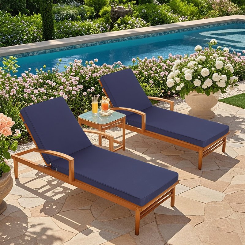 1 Pcs Outdoor Lounge Chair Cushions Funiture Seat Cushions Chair Pads