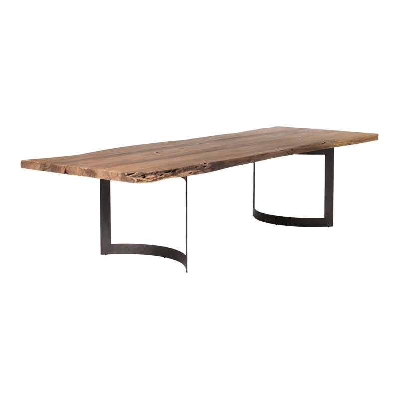 Table de salle à manger Burnell, Brun, L 78 po x l 40 po