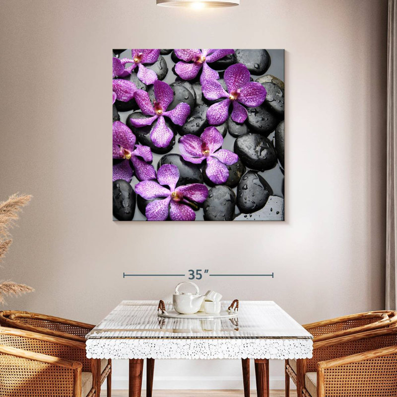 Kerrick Zen Pebbles V, 39" H x 39" W