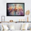 «Chandelier Impressionistic Splendor Pointillism», reproduction d'art sur toile-1314957793-1315763825
