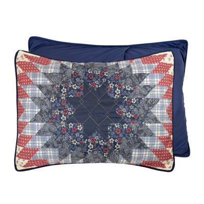 Donna Sharp Bluefield Star 3PC Americana King Quilt Set