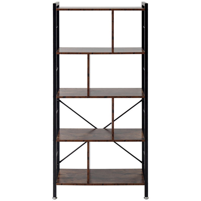 155cm H x 74cm W Iron Bookcase