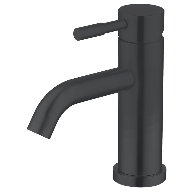 IBenso Single-Hole Single-handle Bathroom Faucet, Matte Black