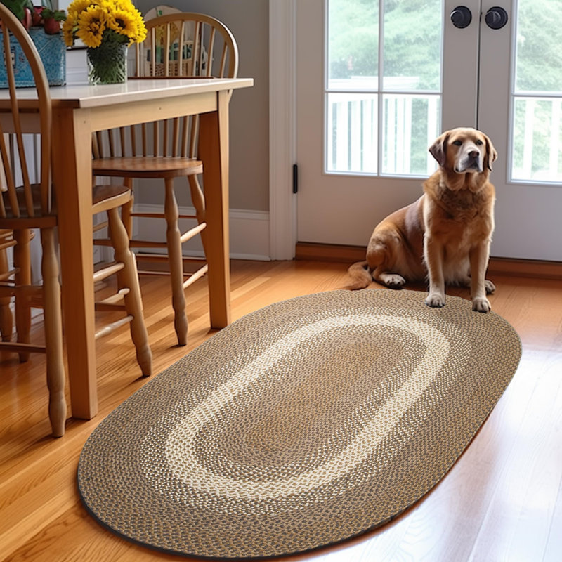 Enika Indoor Rug, Oval 2' x 3'