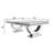 Garnette Mirrored Coffee Table Rectangular U-Legs