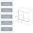 Bathtub Bypass Shower Door - 56-60"X58" 1/4" Tempered Glass, Finish, Nano Easy Clean, 36000 Times Tested, Install Glass With Explode Film, Double Sliding, Installation-122074018