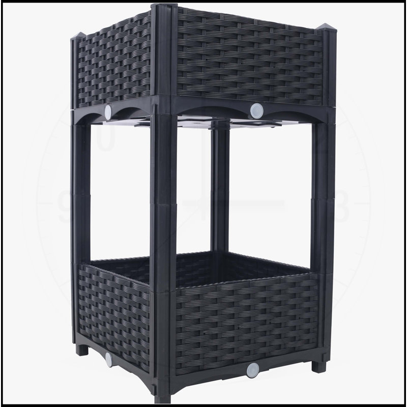 Jardinière surélevée pour jardinière - jardinière surélevée, Noir
