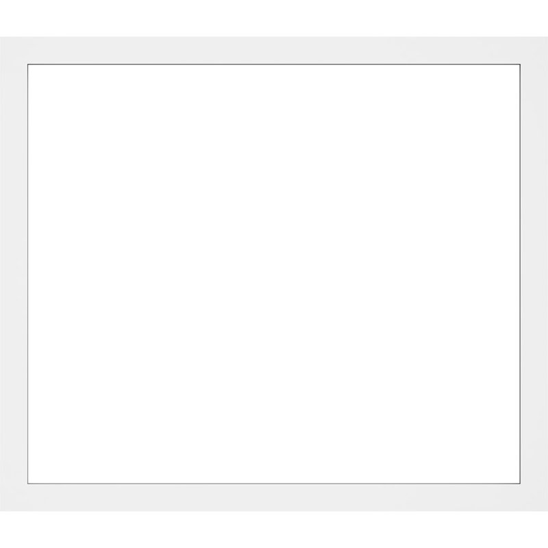 Panneau mural Prescott 3D en blanc, H 26 po x l 30 po x P 0,38 po