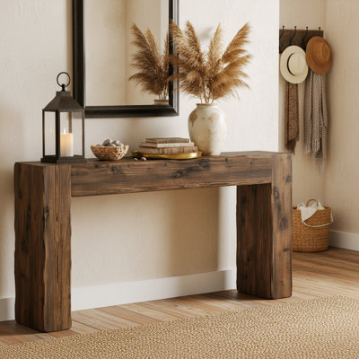 Arhab 63-Inch Solid Wood Console Table