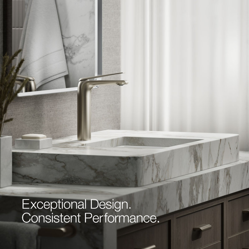 Avid Single-Handle Bathroom Sink Faucet, Vibrant Brushed Nickel