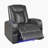 Lachanda 35.5" Modern & Contemporary Breathable Faux Leather Power Reclining Chair with Wireless Charging & Bluetooth Speaker, LED Lighting & Cooling Cup Holder