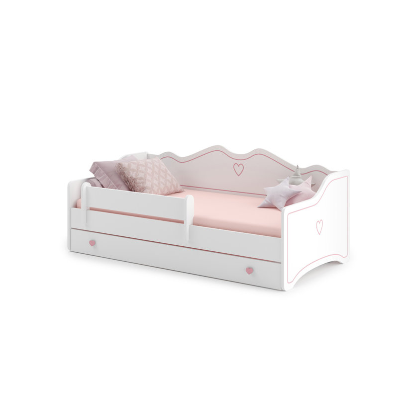 Emma children's bed, Pink, Cot Bed / Toddler (70 x 140cm)