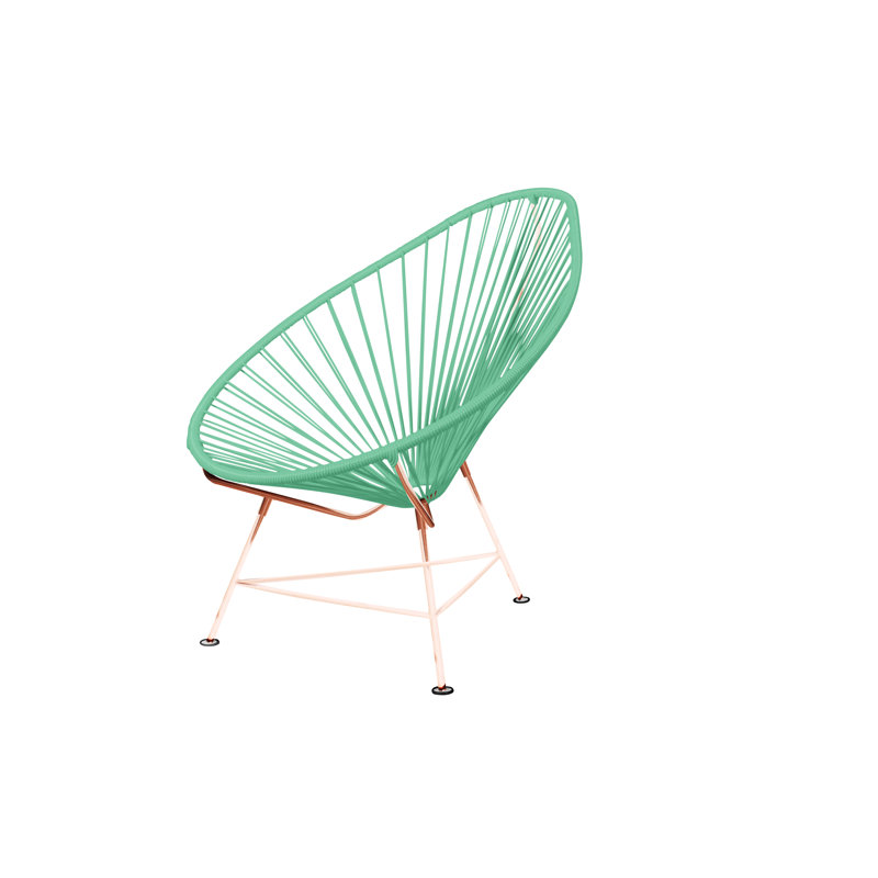 Chaise de jardin, Menthe / cuivre