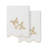 Linum Home Textiles 100% Turkish Cotton BRITNEY Scallop 2PC Embellished Hand Towel Set-124062530-124156789