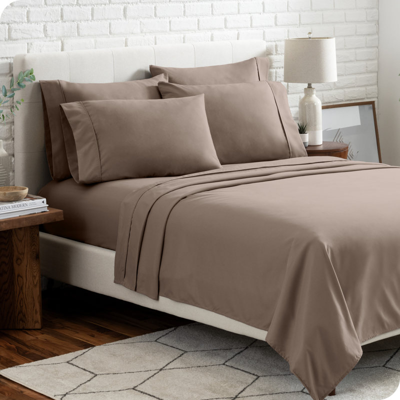 Microfiber Sheet Set with Bonus Pillowcase Set, Turquoise, Queen