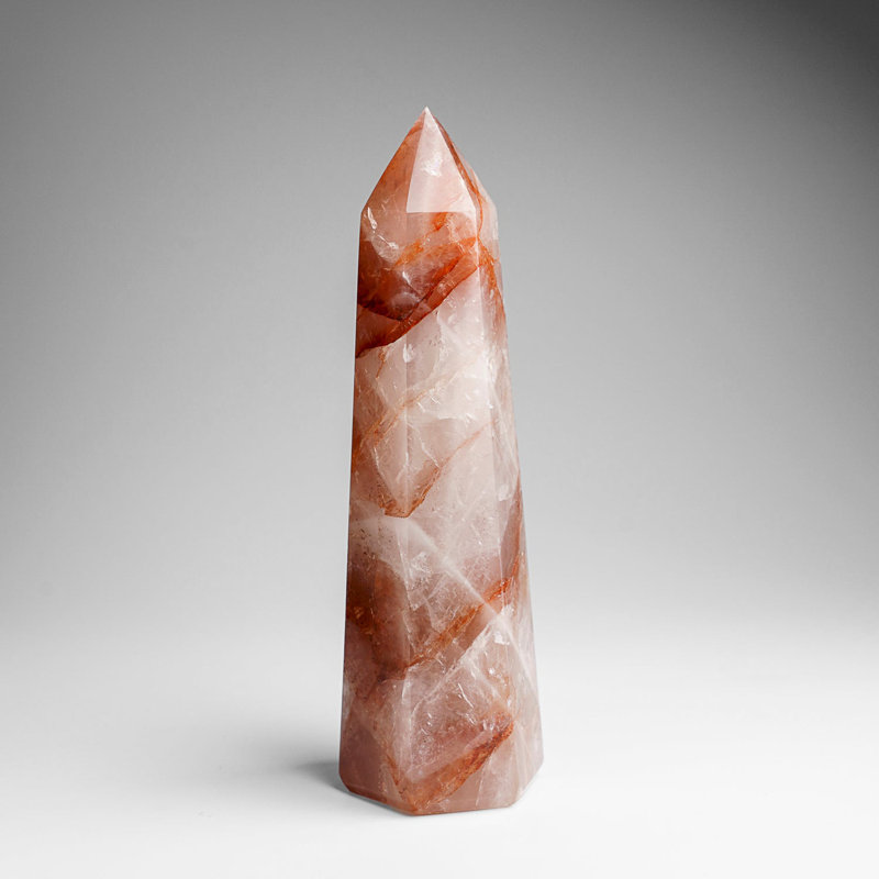 Genuine Polished Strawberry Quartz Point (2 Lbs)