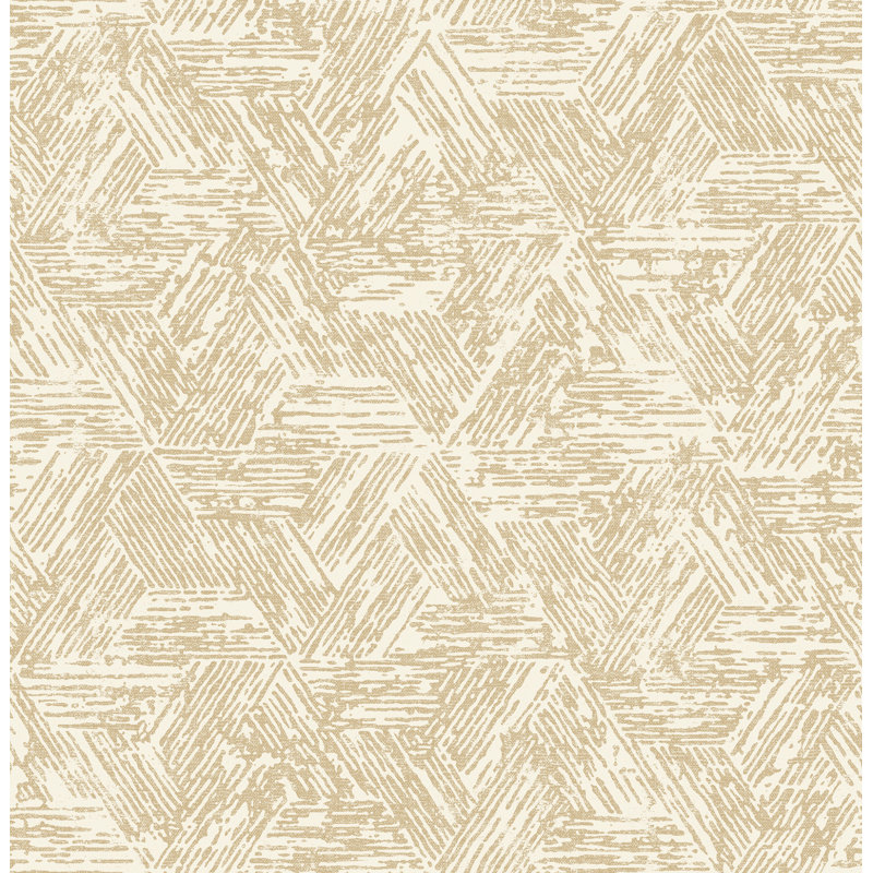 Bravlio Non-Pasted,Unpasted Geometric Double Roll, Brown