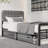 12 Inch Bed Frame with Upholstered Headboard and Metal Footboard-1636729541-1636729542