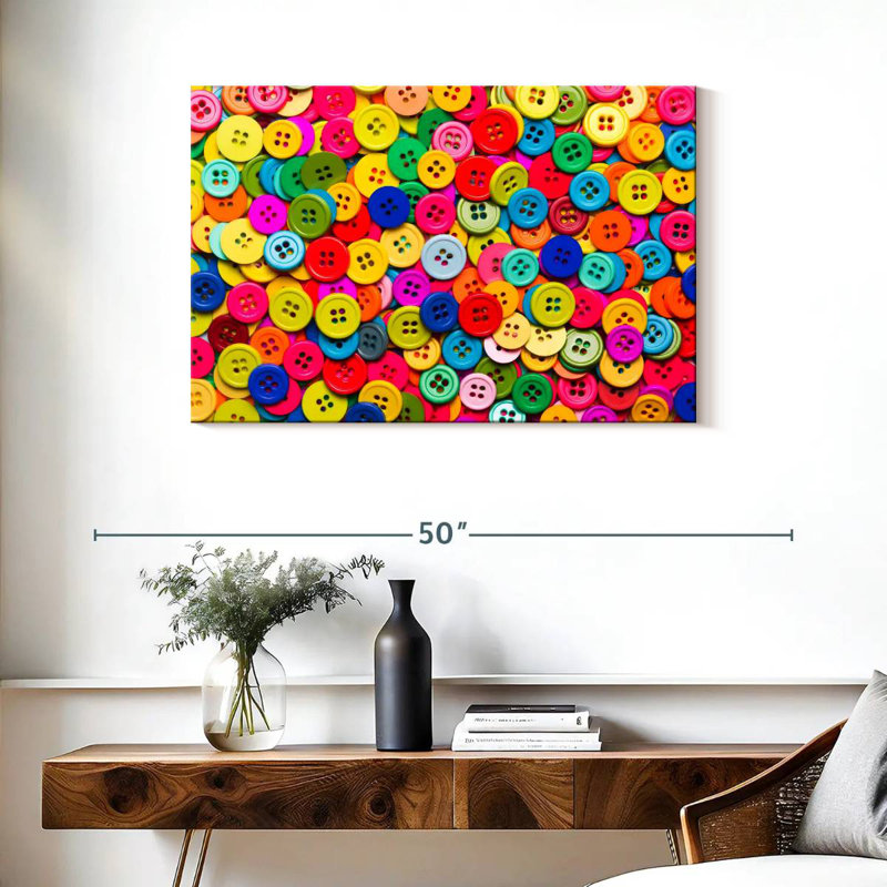 Senne Buttons Collection, 24" H x 36" W