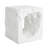 Lyra Outdoor Patio Karst Cave Inspired MGO Side Table, White