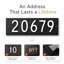 Plaque d'adresse horizontale Amgo Floating Modern-106891194-106890896-106890895