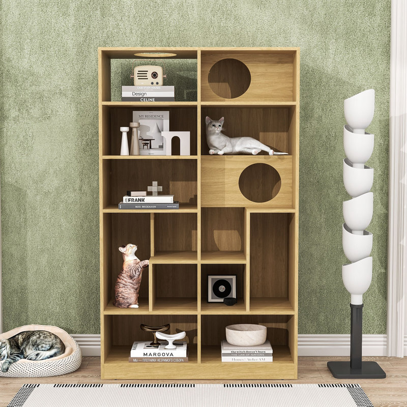 Bibliothèque pour chat Modern Modern, Naturel