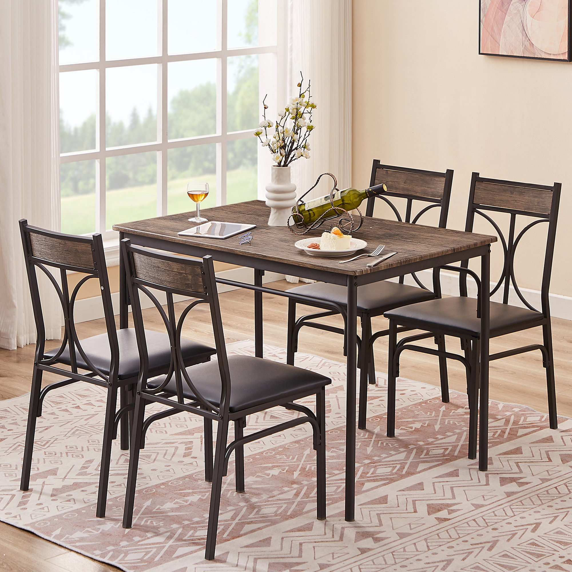 Angel line 5 piece lindsey dining set hot sale