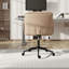 Fauteuil d'appoint pivotant en similicuir 23,6 po - Rotation à 360 °-1732184289