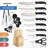 Faberware 25-Piece Knife Block Set With Soft Grip Handles, Measuring Cups, Spoons & Spatulas