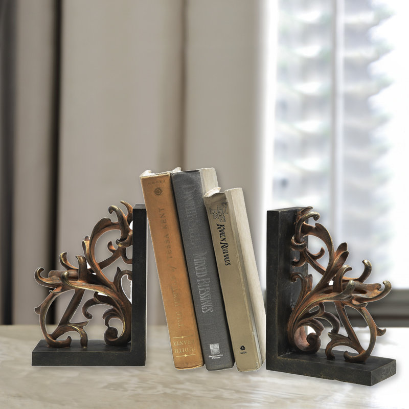 Scroll Bookend Pair