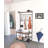 40.94'' Coat Rack, 4-in-1 Hall Tree with Shoe Bench for Entryway