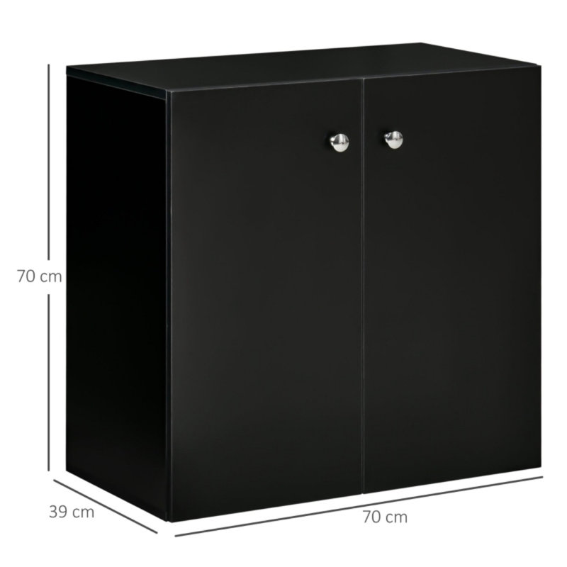 70cm Sideboard, Black