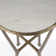 Flavio Metal & Stone Side Table