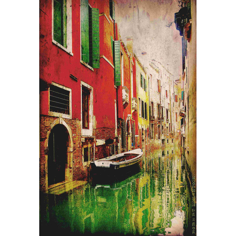 Rues d'Italie II, H 30 po x l 20 po x P 1,25 po