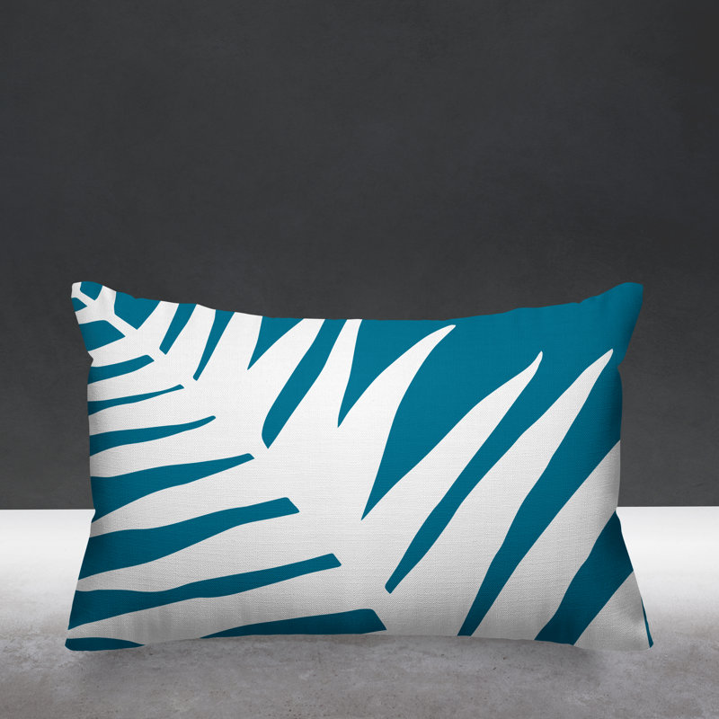 Housse et insert de coussin rectangulaire Fielding, Turquoise