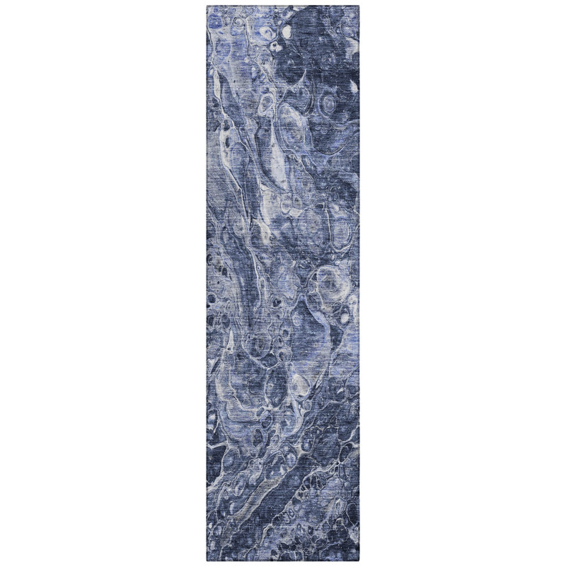 Radrrick Washable Indoor / Outdoor Rug, Runner 2'3" x 7'6"
