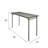 COSCO 20" x 48" Vinyl Top Serving Folding Table-15222984