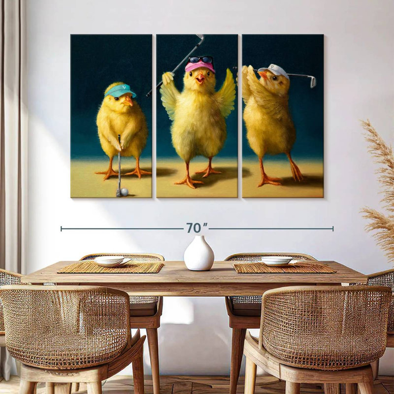 Ketti Yoga Chicks Golf Chicks, 42" H x 65" W