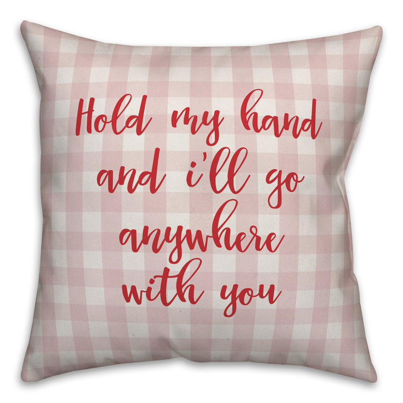  Coussin Hold, Coussin décoratif, Rose / Rouge