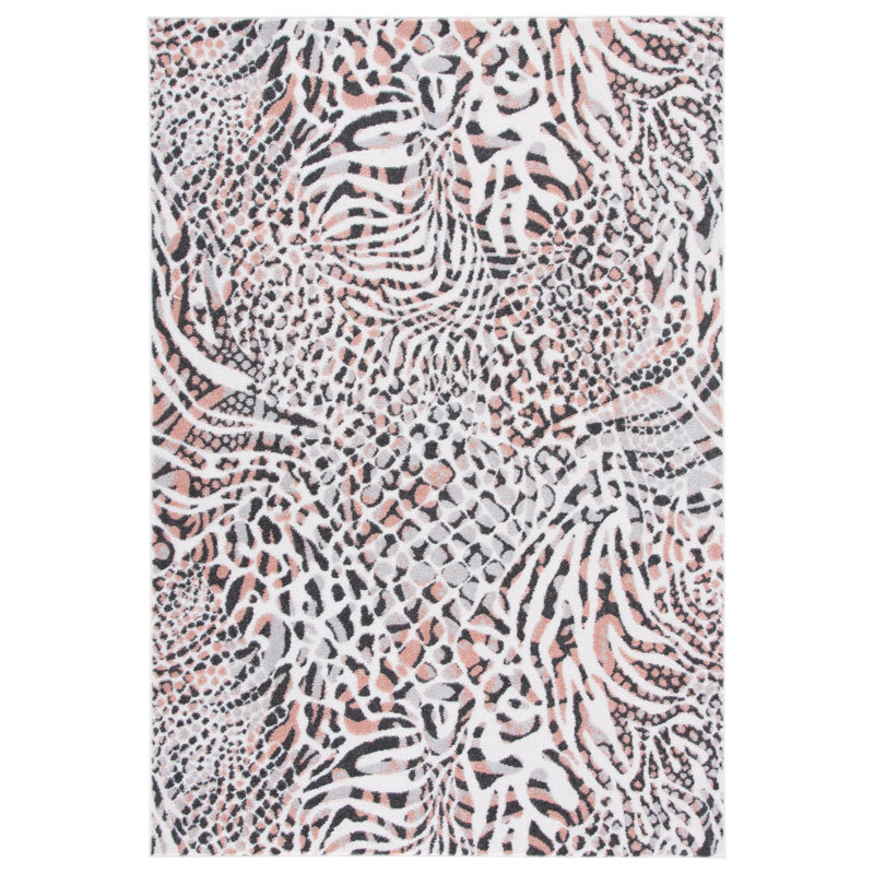 Ameyaa Performance Animal Print Rug, Rectangle 3' x 5'
