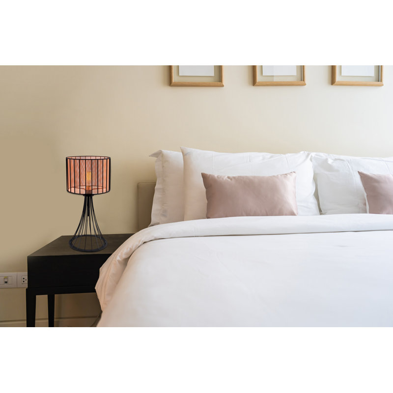 Lampe de table noire 24,02 po Charlize