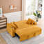 Canapé-lit extensible 80 po en velours côtelé avec porte-gobelet-1393817064