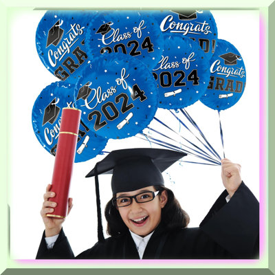 16-Inch Aluminum "FINAL FIESTA" Letter Balloon Set