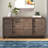 Kaylanne 6-Drawer Double Dresser in Reclaimed Oak