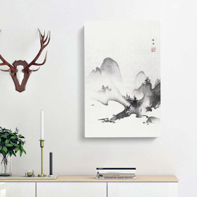 Lake & Mountains by Hashimoto Gaho - Wrapped Canvas