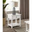 Table de bout en bois vieilli avec 1 tiroir Castleton-129206737