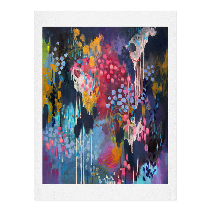 «Blue Velvet» par Stephanie Corfee - imprimé, H 14 po x l 11 po x P 0,13 po