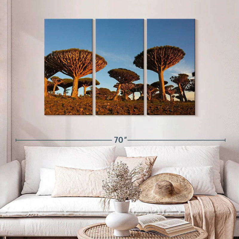 Socotra Island Trees, 32" H x 50" W