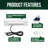 White Low Voltage Integrated LED Step Light Pack